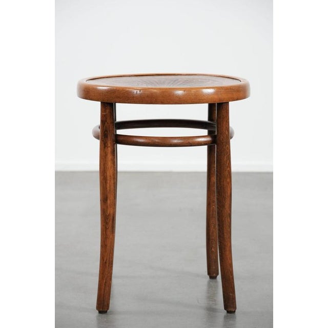 Antique Bentwood Stool, 1890s For Sale - Image 4 of 12