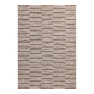 Amber Lewis x Loloi Cali Ivory / Tobacco 3'-6" x 5'-6" Accent Rug For Sale