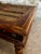 Late 19th Century 19th Century Reclaimed Indian Door Coffee Table | Hand-Carved Sheesham & Embossed Brass For Sale - Image 5 of 10
