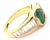Metal Van Cleef & Arpels 18k Gold Diamond Emerald Yellow Sapphire Ring Paper, size 6 For Sale - Image 7 of 12