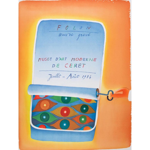 Jean-Michel Folon, Oeuvre gravé, Lithograph For Sale - Image 6 of 7