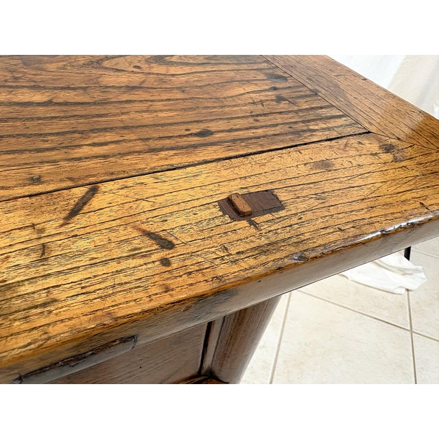 Antique Asian Elm Ming Style Console/ Altar Table For Sale - Image 9 of 18