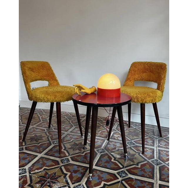 Glass Vintage Hemisphere Lamp from Massive For Sale - Image 7 of 8