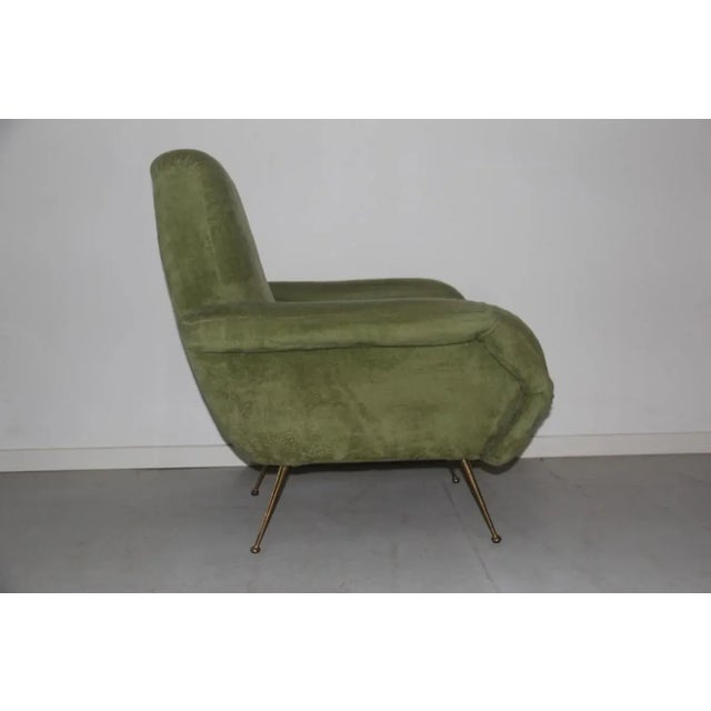 1950s Mid-Century Italian Armchair, 1950s For Sale - Image 5 of 7