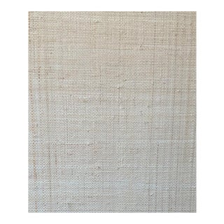 Phillip Jeffries Island Raffia Malta White Woven Wallpaper 3490-B For Sale