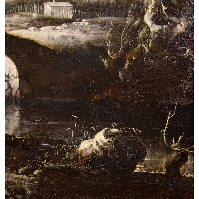 Hans De Jode, Rustic Scene, 17th Century, Oil on Canvas For Sale - Image 8 of 14