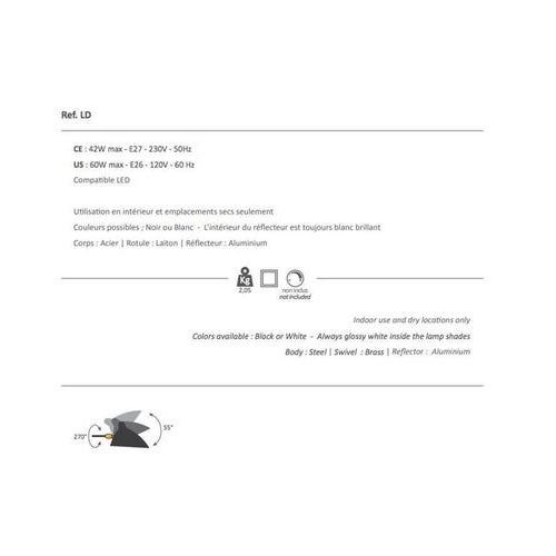 Mid-Century Modern Black One-Arm Standing Lamp by Serge Mouille For Sale - Image 14 of 16