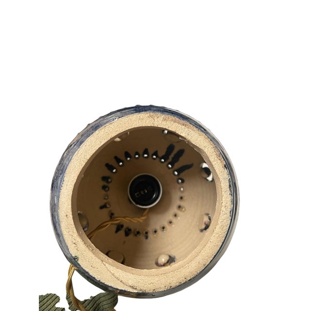 Enamelled Ceramic Lamp by Georges Pelletier, 1970 For Sale - Image 4 of 8
