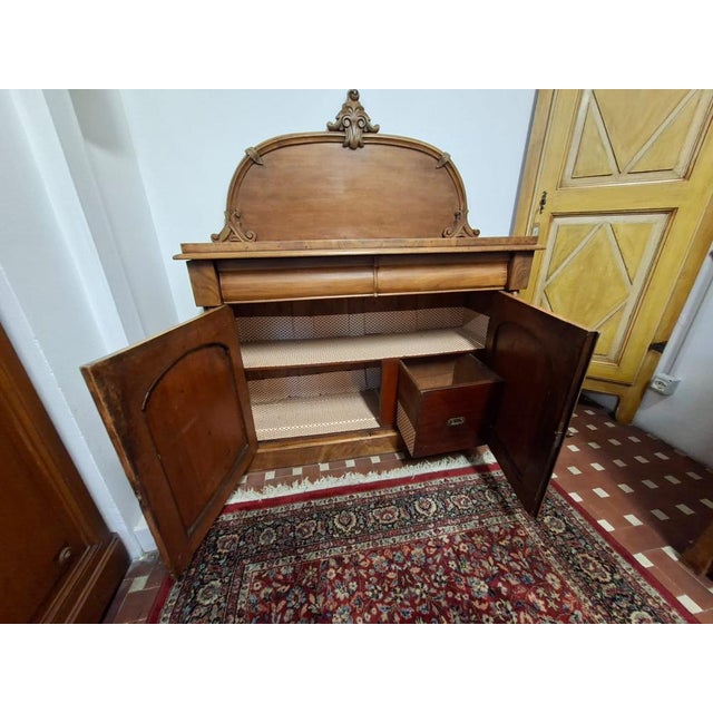 English Sideboard in Mahogany with Shelf, 1800 For Sale - Image 13 of 18