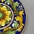 Blue Painted Ceramic Majolica Wall Plate from Giro Dolce Caltagirone, 1960s For Sale - Image 8 of 11
