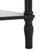 Wood Haven Scalloped 1 Top Drawer Accent Table in Matte Black For Sale - Image 7 of 10