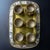 Mid-20th Century MCM 6 Cordial Stemmed Shots and Tray Set Abalone and Brass From Taxco Mexico For Sale - Image 9 of 18