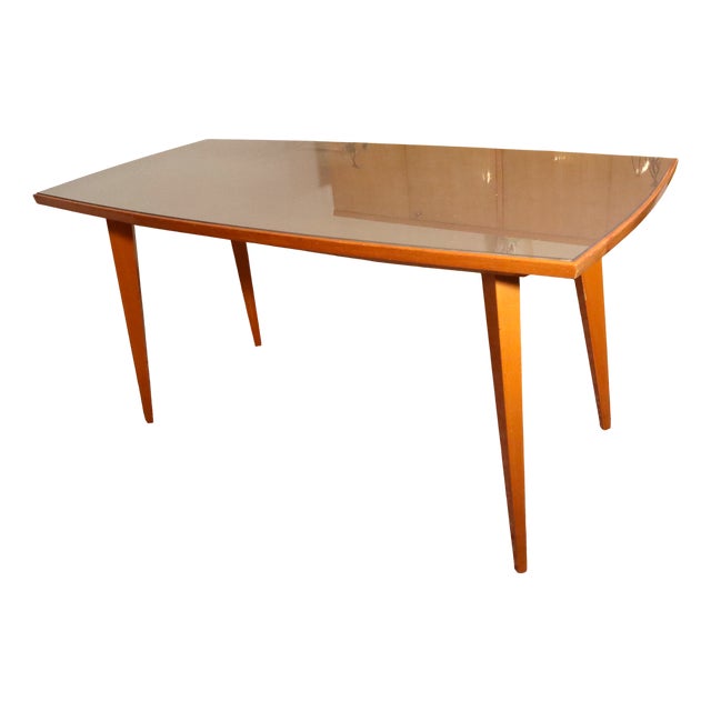 Mid-Century Modern Maple and Sycamore Table by Vittorio Dassi, 1950s For Sale