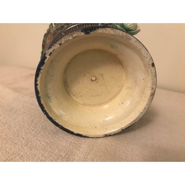 19th Century French Majolica Jardinieres - a Pair For Sale - Image 9 of 12