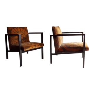 Mid-Century Dunbar Modern Chairs by Edward Wormley - a Pair For Sale