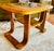 Mersman 70's MCM Mersman Oak Smoked Glass End Table For Sale - Image 4 of 14
