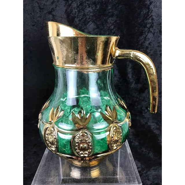 An exceptional and highly dramatic mid-century vintage beverage service from the historic Empoli region of Italy. This...