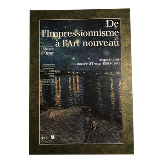 Contemporary Matted Musee D’Orsay 1990-1996 Van Gogh Exhibition Poster Mounted on Board For Sale