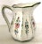 Hand painted from Portugal, this lovely pitcher is perfect for the breakfast table with juice or milk. Or use as a vase...