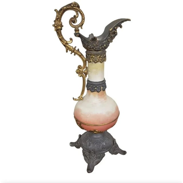 Ormolu and Metal Mounted Porcelain Ewer For Sale In Washington DC - Image 6 of 6