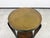 Vienna Secession Oak Side Table with Brass Top and Beaded Details, 1890s For Sale - Image 5 of 10