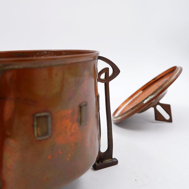 Mid-Century Modern Arts & Crafts Bowl, 1920 For Sale - Image 12 of 13