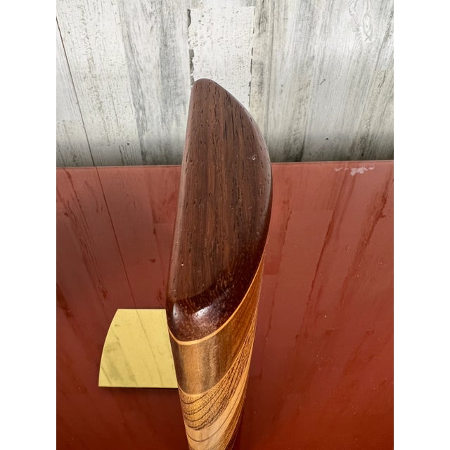 Vintage Stacked Solid Wood Bookends For Sale - Image 9 of 13