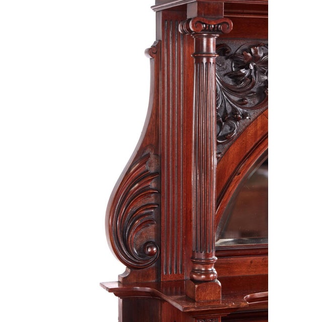 Antique Carved Mahogany Sideboard from Maple & Co. For Sale - Image 16 of 18