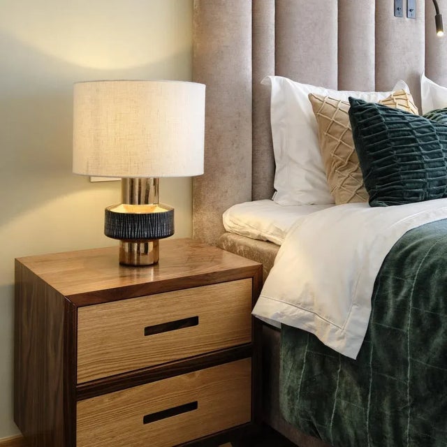 Contemporary Space Two Drawers Bedside Table by Mambo Unlimited Ideas For Sale - Image 3 of 6