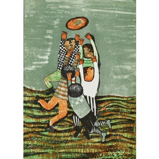 1970s Graciela Boulanger Original Lithograph Untitled 1 For Sale