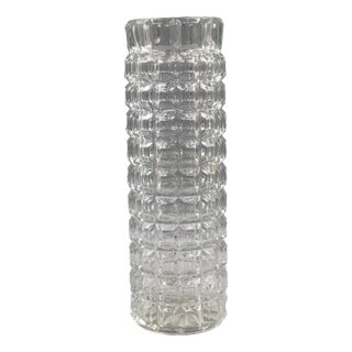 Vintage Crystal Vase from Stölze Oberglas, 1960s For Sale