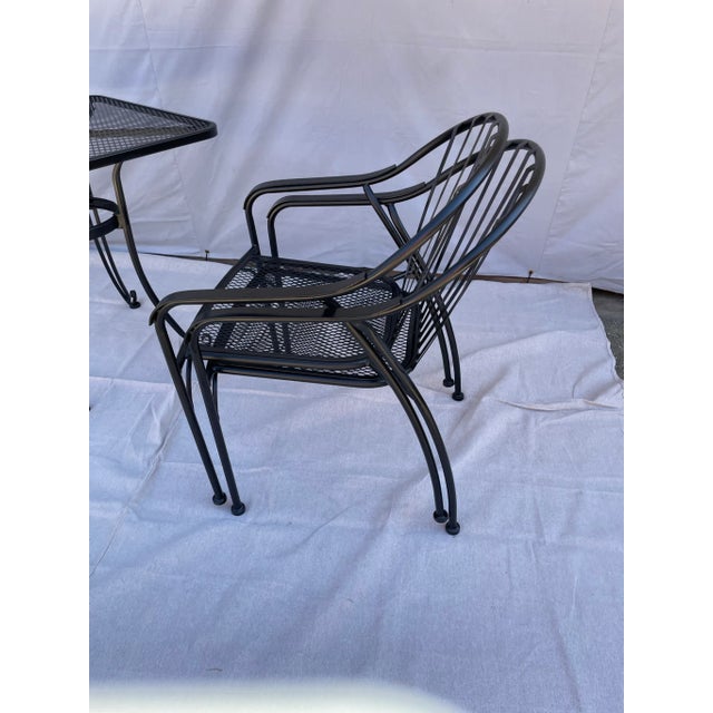 Woodard Attributed Styled After Valencia Bistro Table & 2 Chairs Chairish