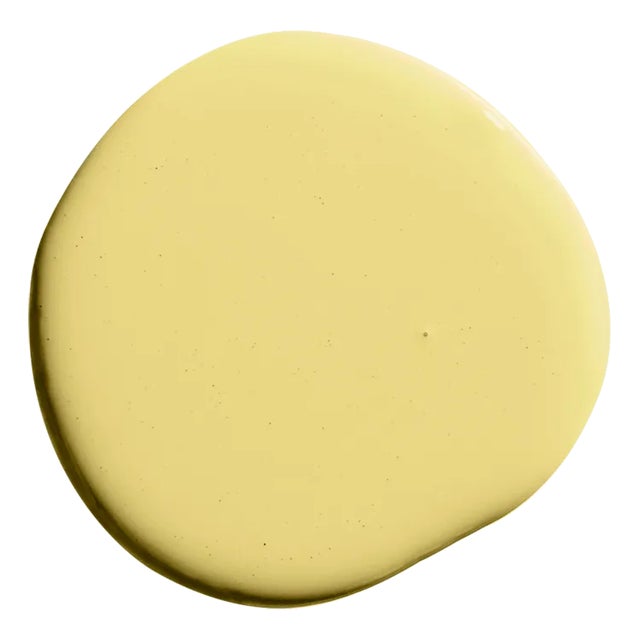 BACKDROP Adhesive Sample Swatch in Disco Nap (Light Acid-Yellow) For Sale - Image 4 of 4