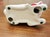 1990s Vintage White Ceramic Deer Figurine, Christmas Around the World, Made in Taiwan For Sale - Image 5 of 10
