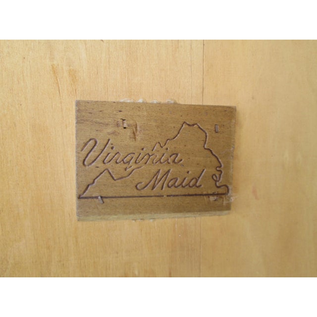 1960s Lane Cosmopolitan Virginia Maid End Table Side Table Tile Top For Sale - Image 10 of 12