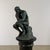 After Rodin “The Thinker” Bronze Sculpture, Signed, Green Patina – 14” For Sale - Image 4 of 12