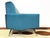Blue Vintage Italian Lounge Chair, 1960s For Sale - Image 8 of 14