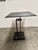 Contemporary Late 20th Century Marble and Steel Side Table For Sale - Image 3 of 10