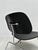 Beautiful vintage lcm lounge chair with black ash plywood shells and chromed metal base. One of the most iconic mid-...