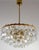 Brass and Lead Crystal Chandelier from Schröder and Co., 1960s For Sale - Image 13 of 15