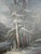 Vintage R. Scott Signed Winter Landscape Original Oil on Canvas, Framed For Sale - Image 14 of 18