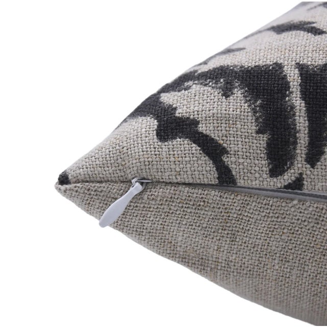 Fabdivine Linen Cushion Cover 14x20 Inch - Sulit For Sale - Image 4 of 5