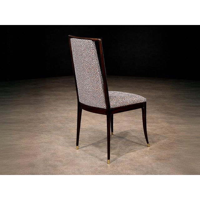 Set of Four Brazilian Modern Dining Chairs in Rosewood by Giuseppe Scapinelli, 1950s - Lot 352 For Sale - Image 10 of 12