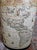 Hollywood Regency Vintage Map of the Americas North and South America Black Metal Wastebasket Bin For Sale - Image 3 of 8