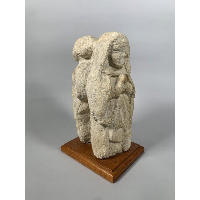 Romanesque Limestone Sculpture, 9th Century: The Martyrdom of Saint Sebastian For Sale - Image 11 of 11