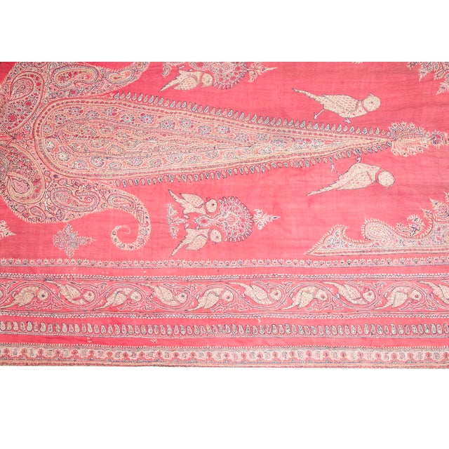 Persian Late 19th Century Persian Kirman Suzani Rug For Sale - Image 3 of 15