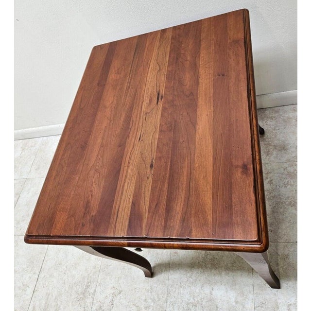 1990s Ethan Allen French Country Maison End Side Table One Drawer Legacy For Sale - Image 12 of 14