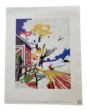 1989 "Do It Yourself Landscape" Andy Warhol Pop Art Lithograph Print
