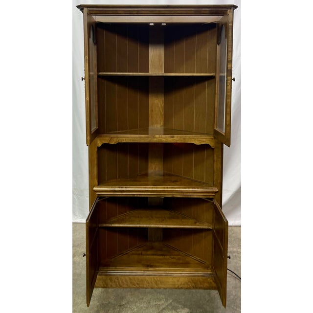 Vintage Heywood Wakefield Rustic Maple Corner Chairish