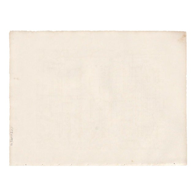 Edward S. Curtis Edward S. Curtis "Map of Chinookan Territory" Original Vintage Photogravure on Van Gelder Paper, 1911, Cardozo Collection For Sale - Image 4 of 5